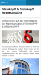 Mobile Screenshot of anwalt-steinkopff.de